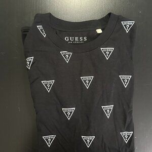 Guess black pattern shirt